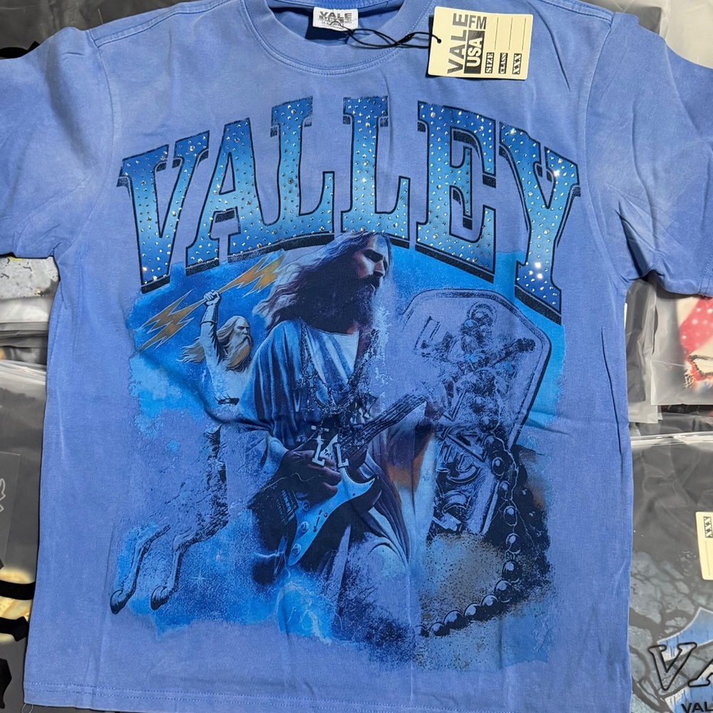 Graphic Short Sleeve Tee - Light Blue